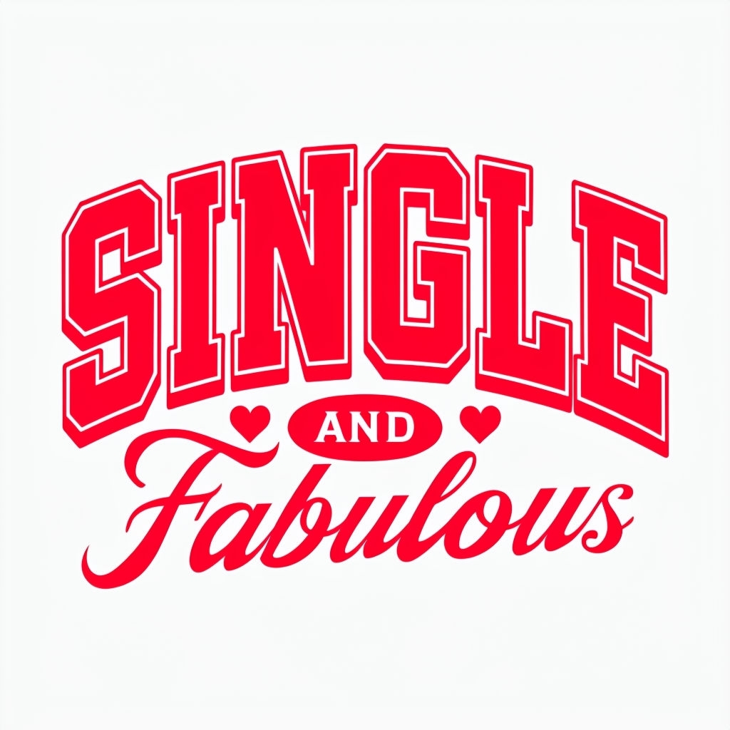 Bold Single and Fabulous Typography Design T-Shirt