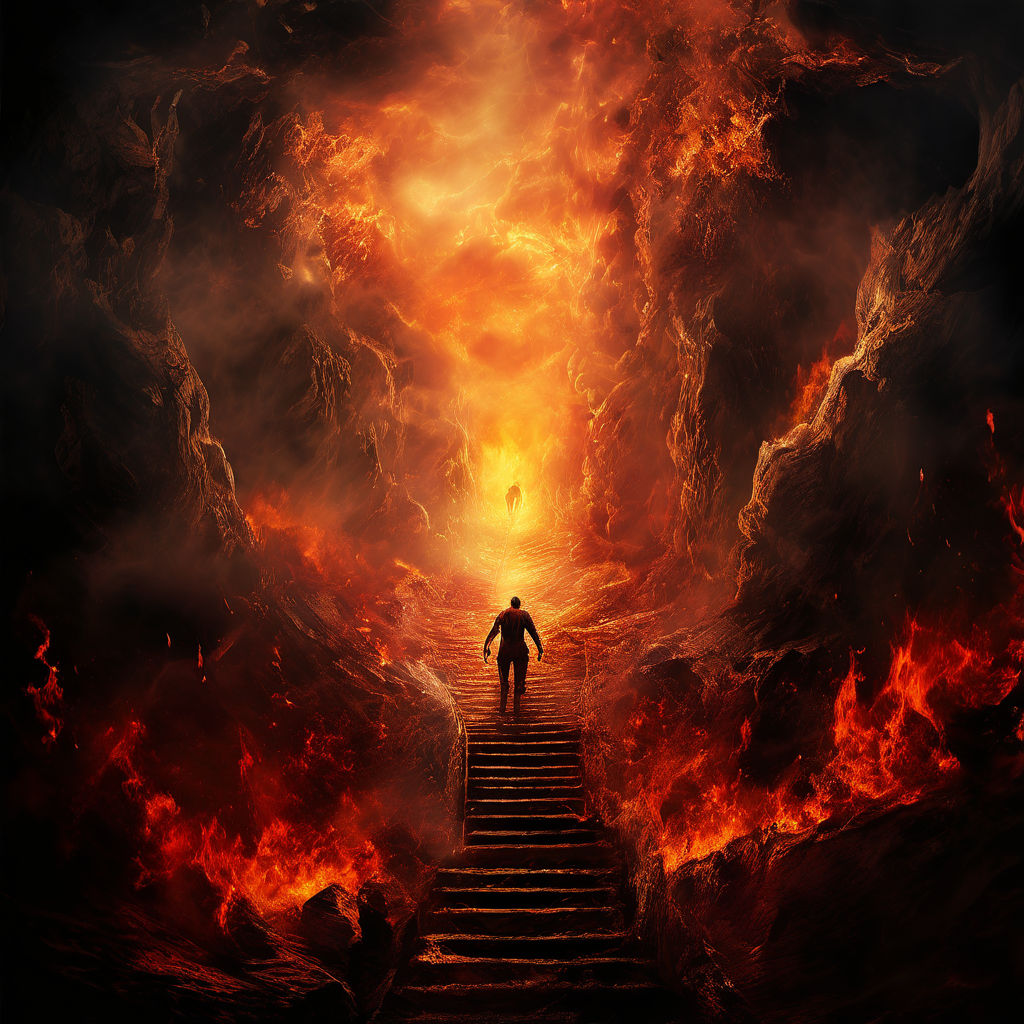 Escaping hell by Hugh Caires - Playground
