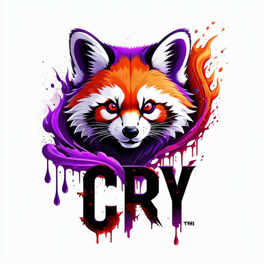 Gaming logo featuring intertwining letters "crY" emanating s... by