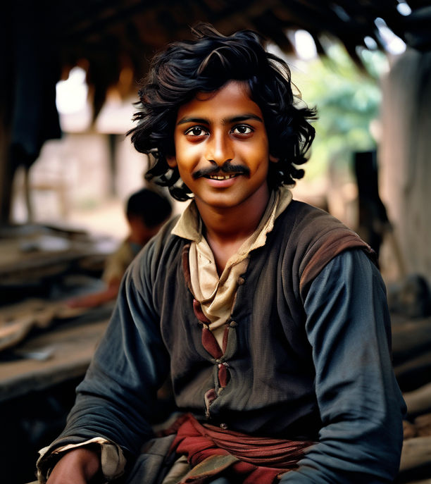 Young Raja Ram Mohan Roy by anil ghosh - Playground