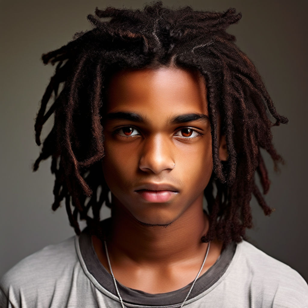 black man with dreadlocks