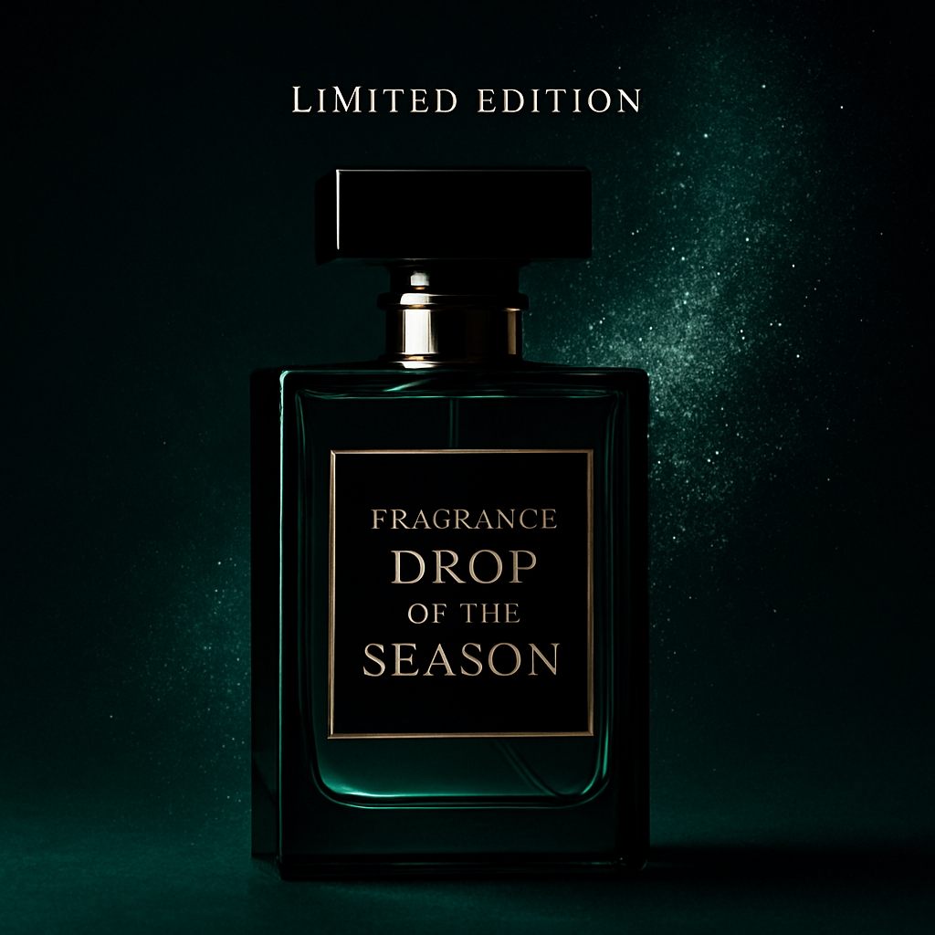 Luxury Limited Edition Perfume Bottle Product Advertisement Ads