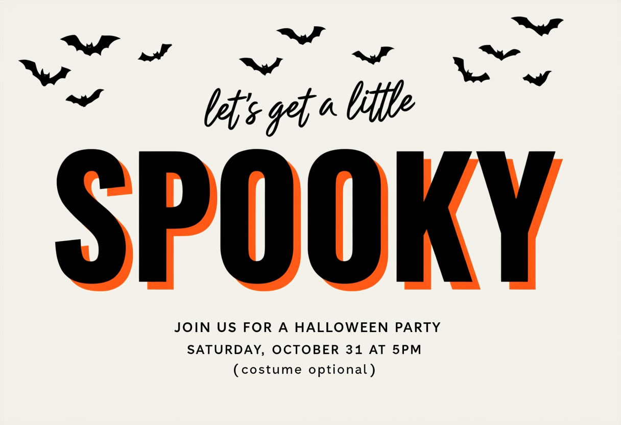 Spooky Halloween Party Invitation