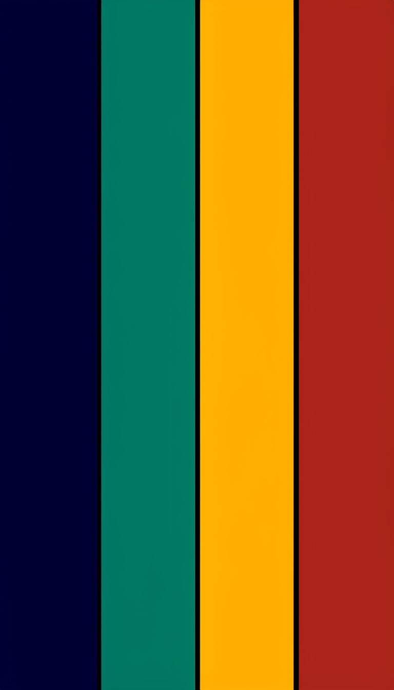 Colorful Minimalist Vertical Stripes Design Phone Case Cover