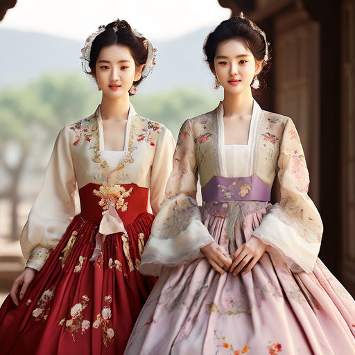 Commonalities between Rococo Clothing and Korean Traditional... by 오호라 ...