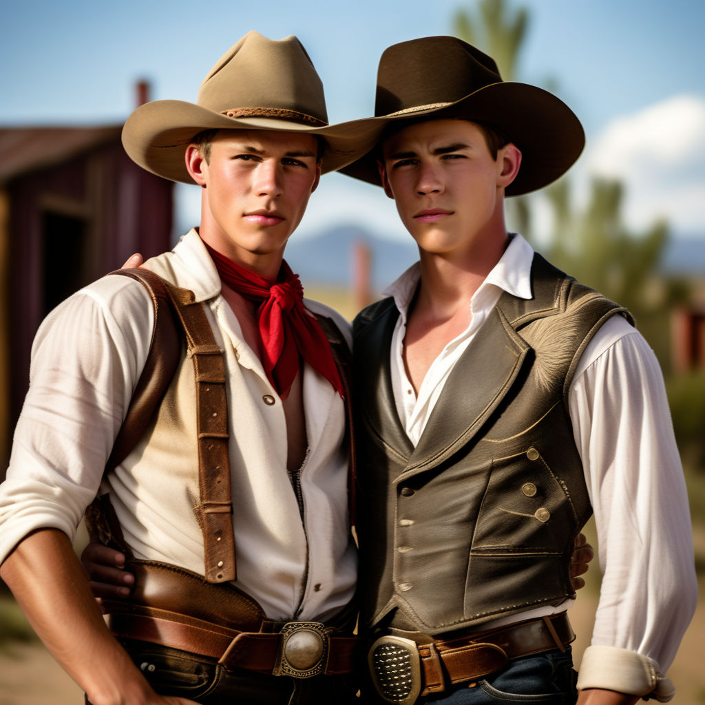 Wild west gay couple both 17 years old