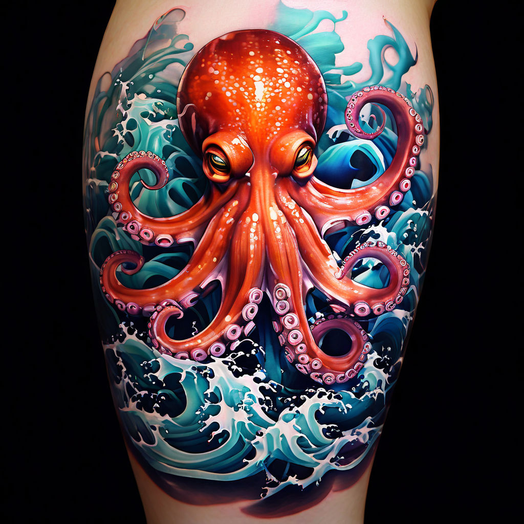 tattoo octopus full body