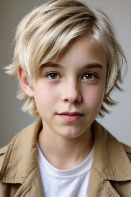 Blond Tween tomboy short hair centaur by Erik Winge - Playground