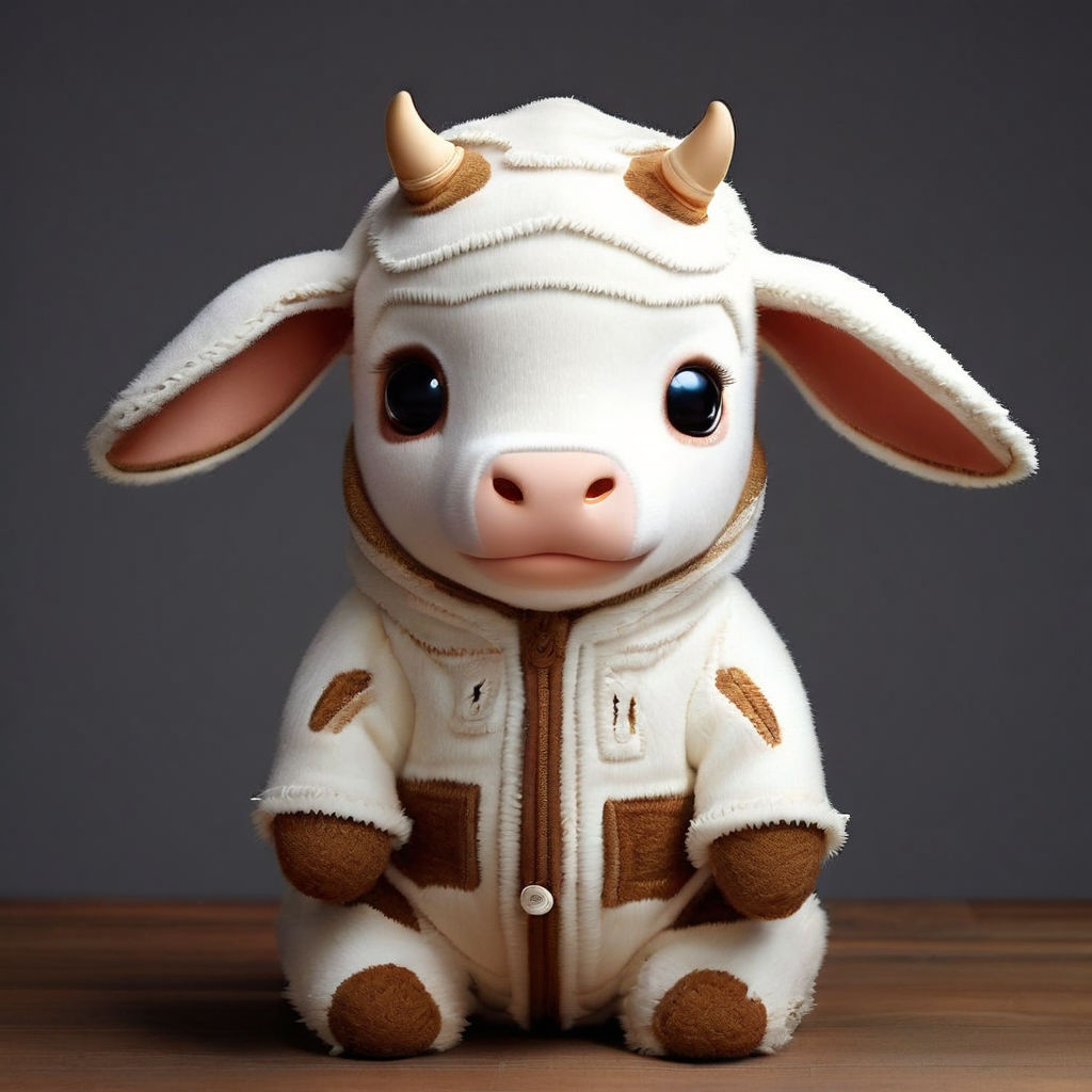 Make a cute stitch disguised in a baby cow suit by KIKI Jean - Playground