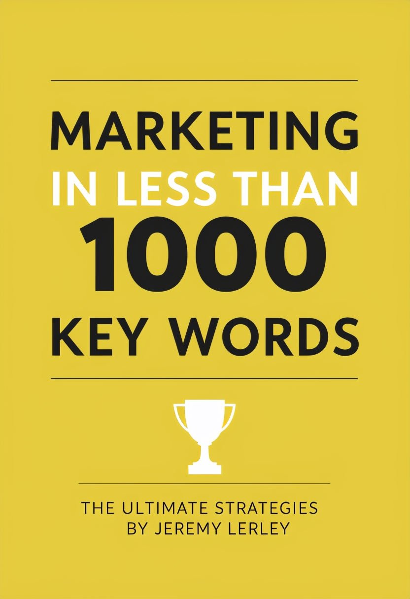 Minimalistic Marketing in Less Than 1000 Key Words Poster