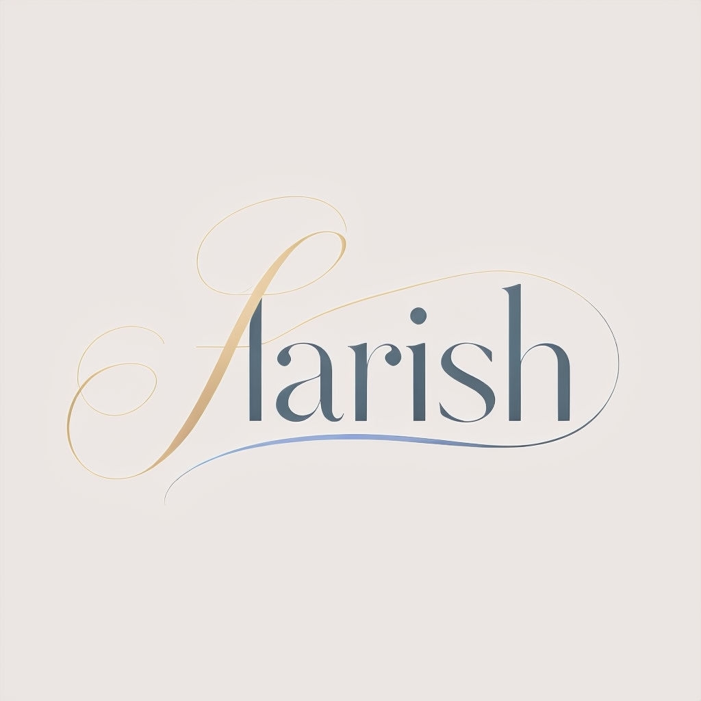 Elegant Flarish Wordmark Logo Design with Classic Modern Touch