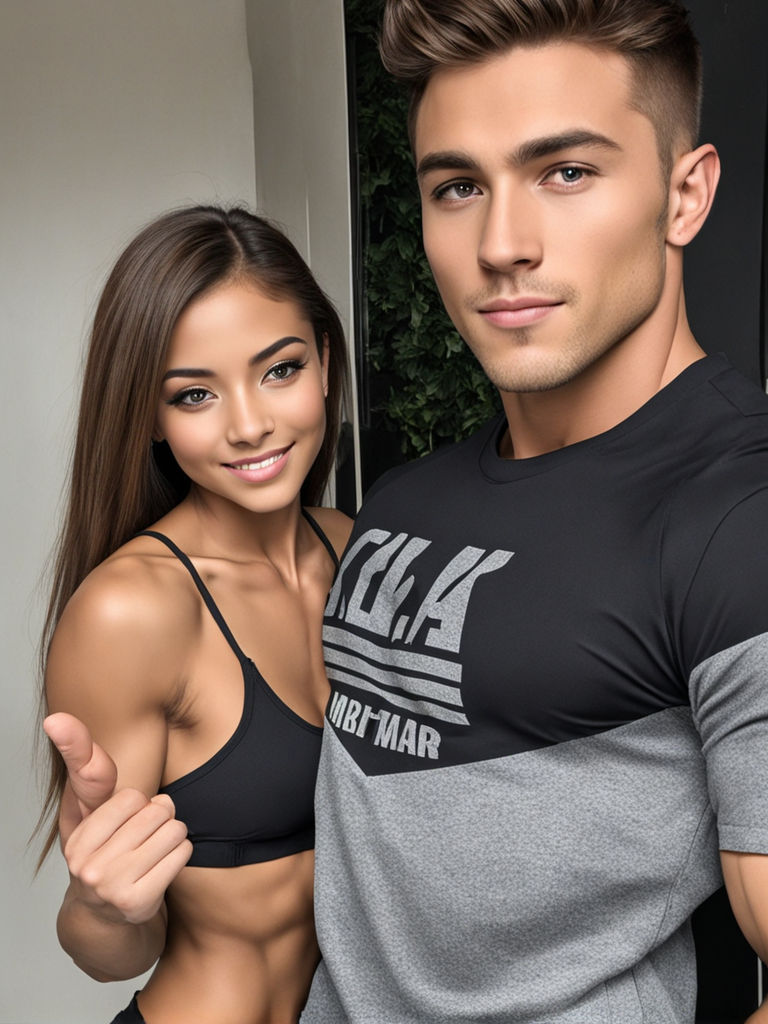 with a hot gym girl