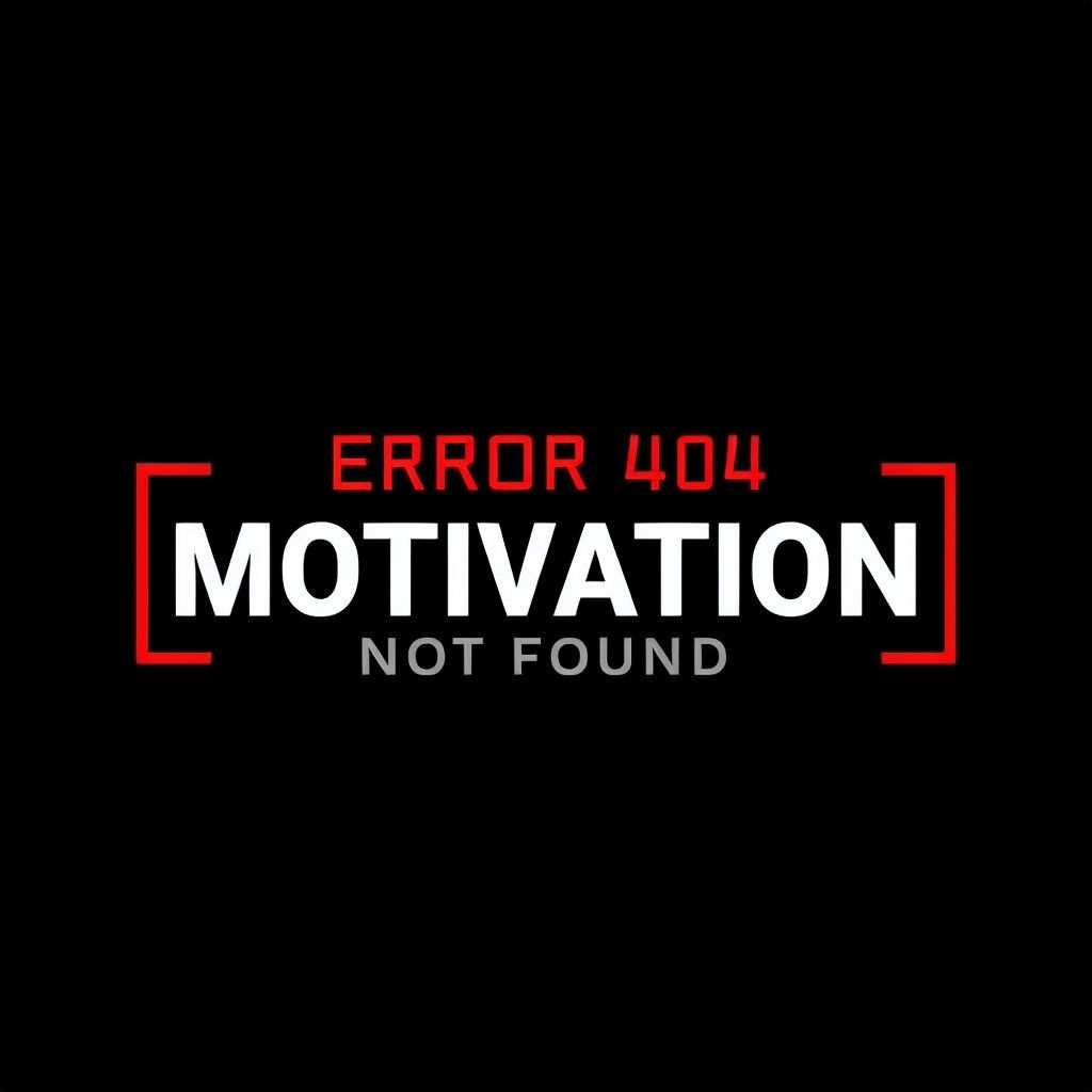 Error 404 Motivation Not Found Geometric T-Shirt