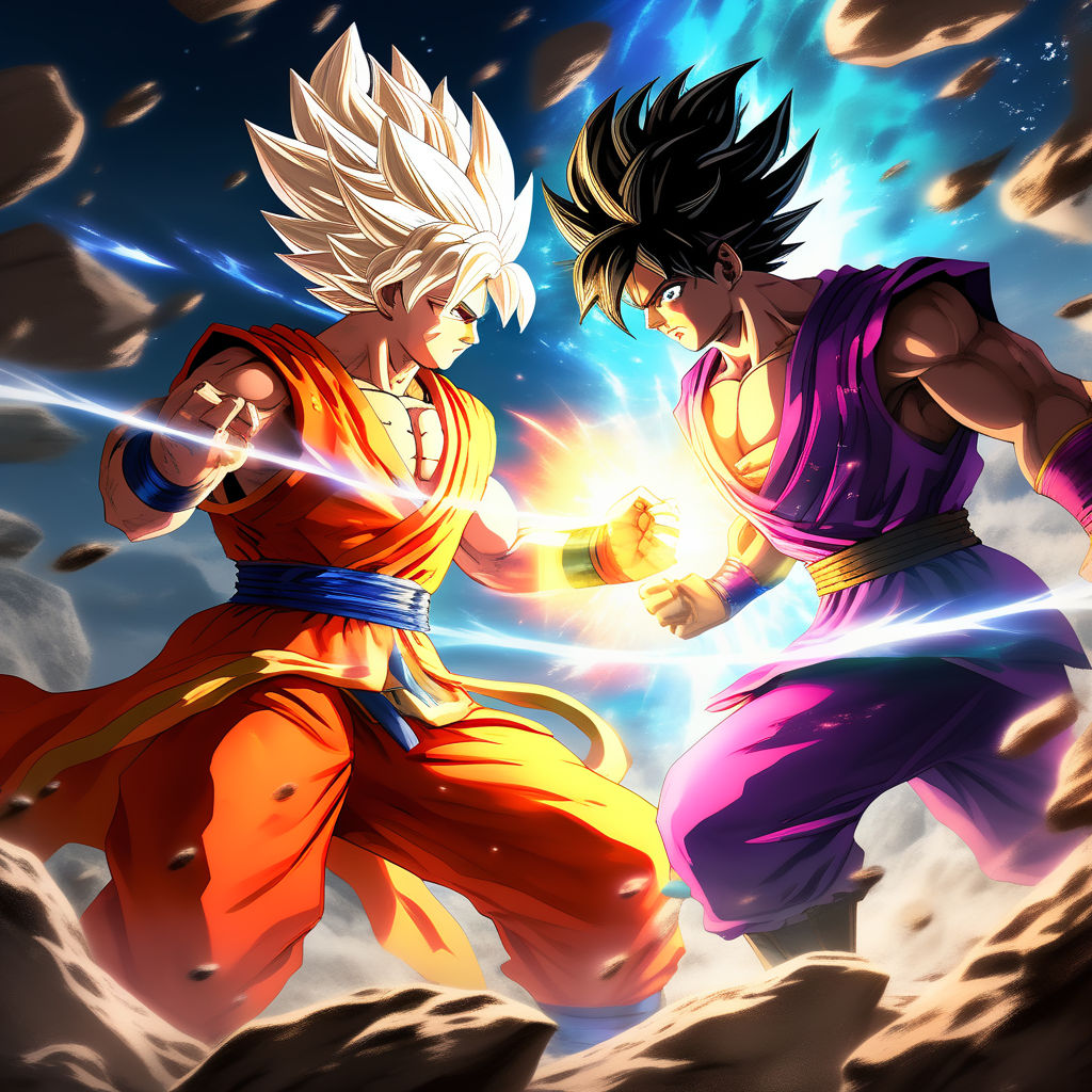 Titan Goku VS King Zeno by Aboobaida - Playground