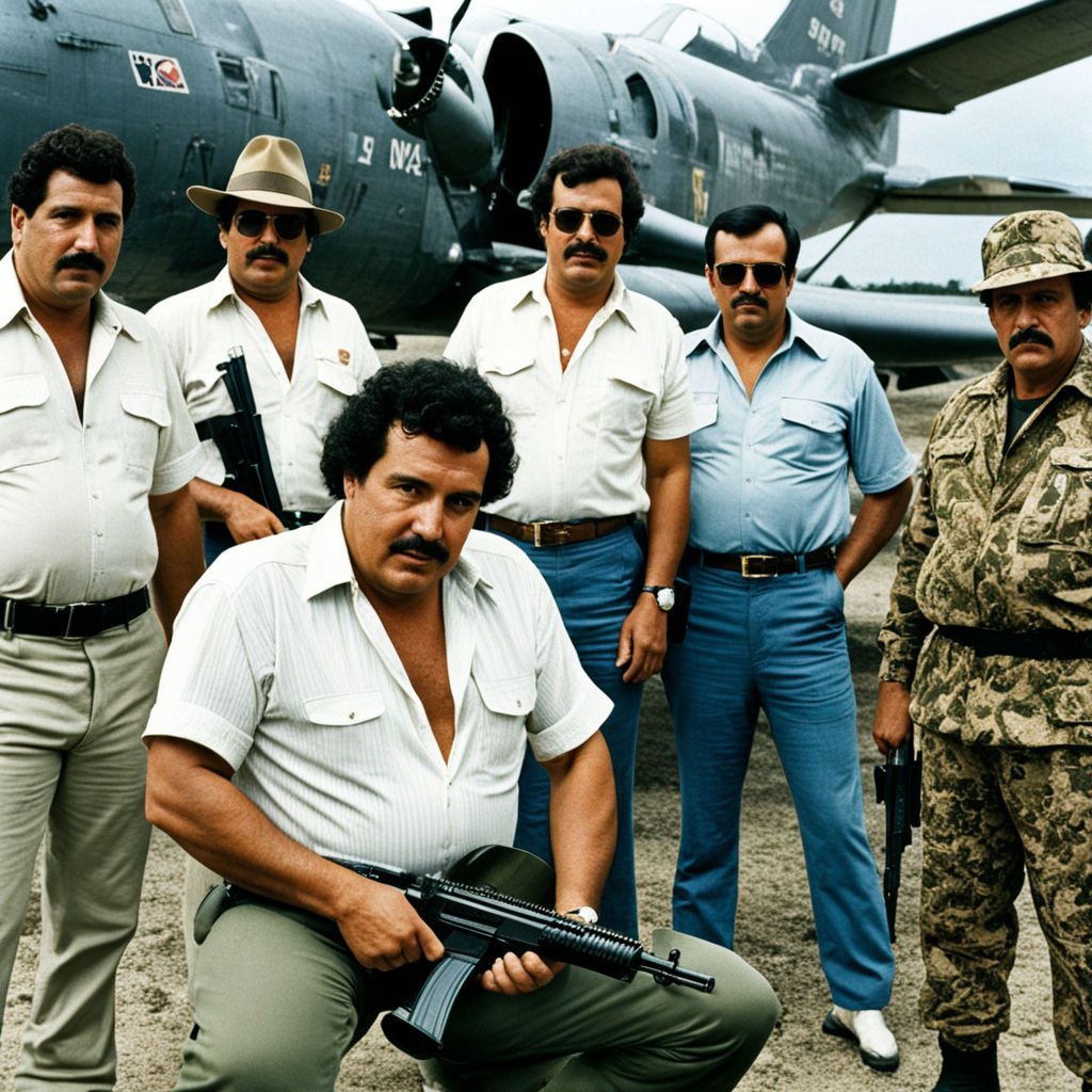 Pablo Escobar with the mafia They have machine guns They hav... by ...