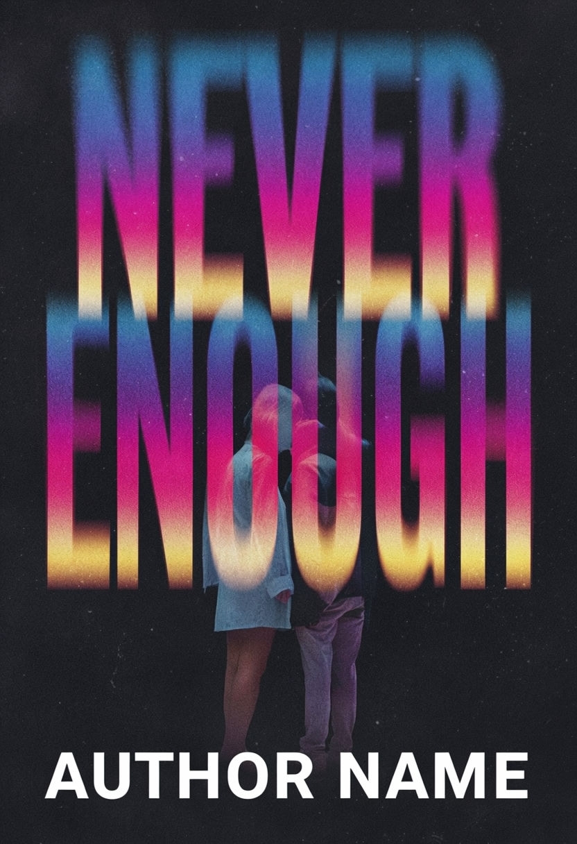 Emotionally Charged Modern EBook Cover Design for Never Enough