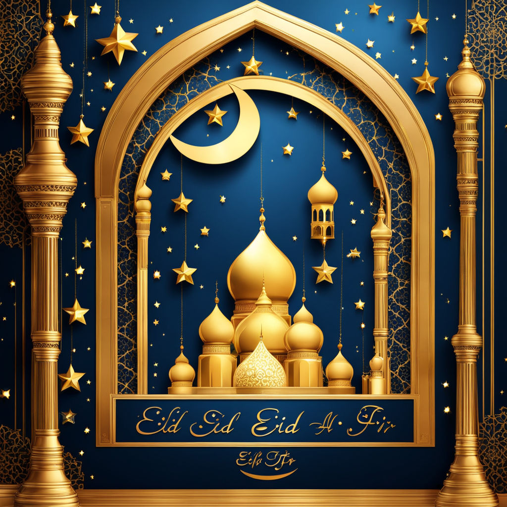 Eid al-Fitr design for the blessed Eid al-Fitr with an Islam... by Mr ...