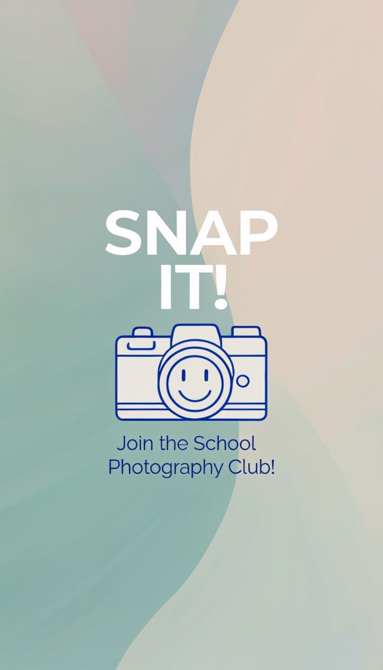 Inviting Photography Club Instagram Story with Minimalist Design