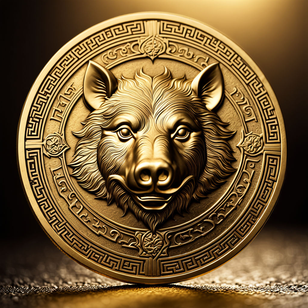 Ancient gold coin by Arkadiusz Okrój - Playground