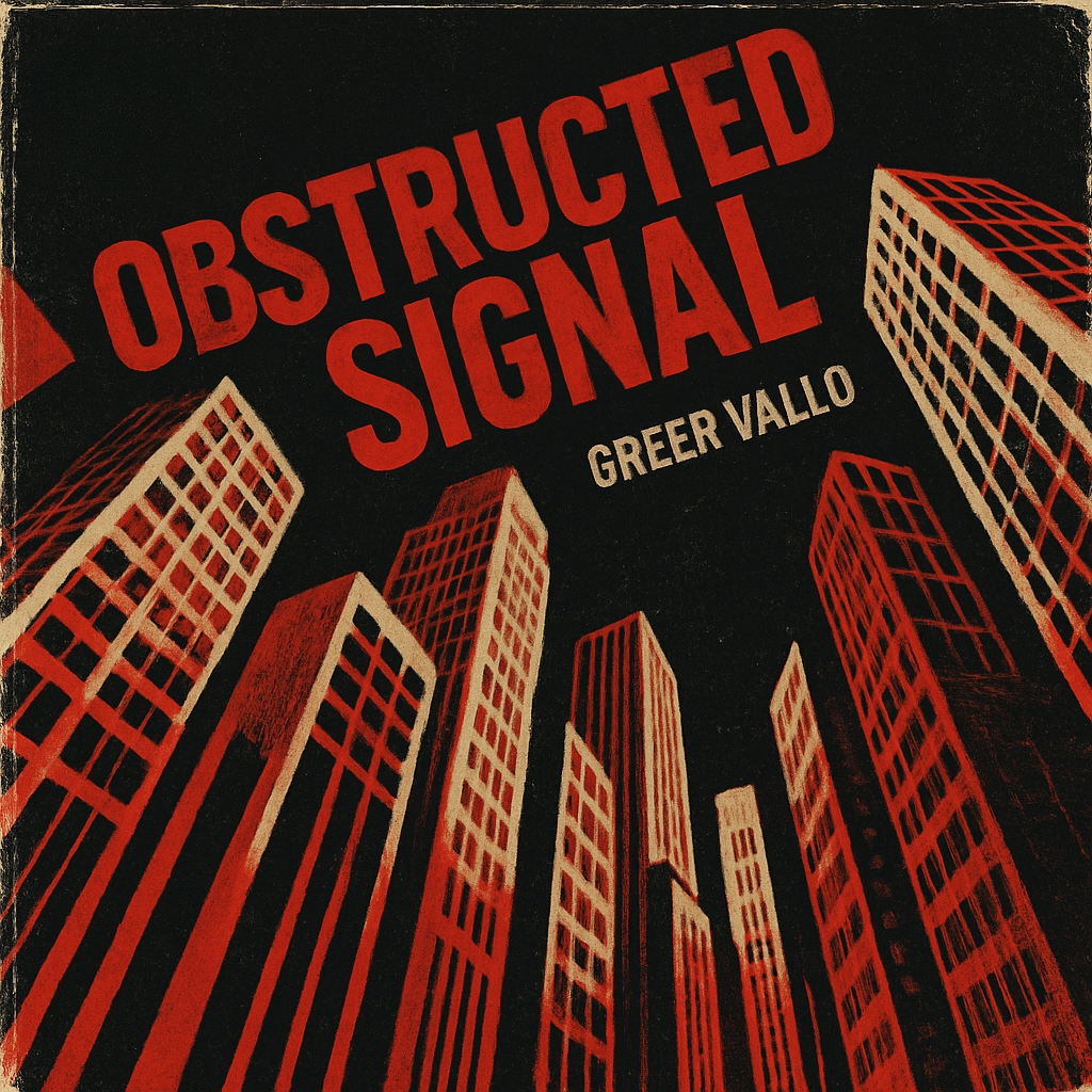Dramatic Retro Obstructed Signal Urban Album Cover Art