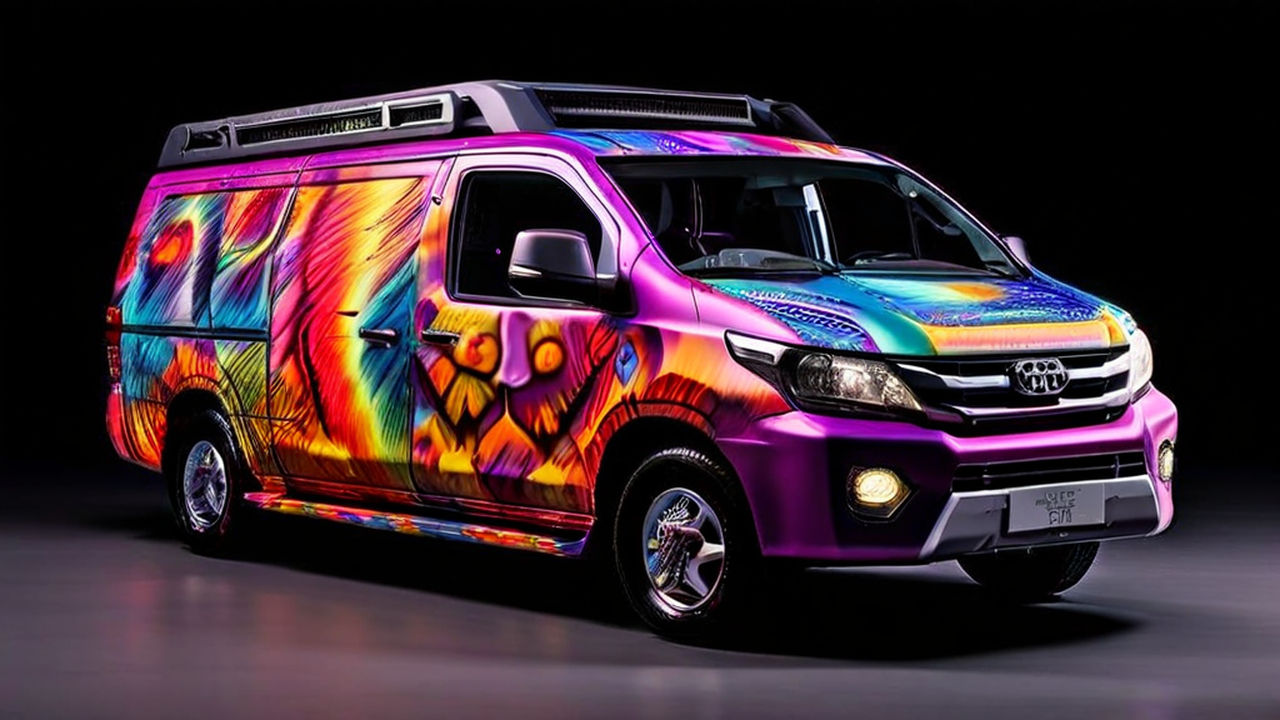 2025 Toyota Hiace Transformed:  Dual Tone Paint Job Wow! - ynxolbf