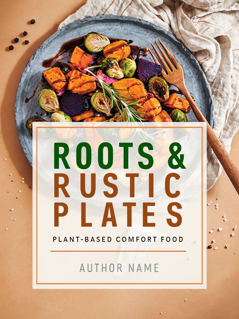 Vibrant Rustic Plate with Roasted Vegetables EBook Cover