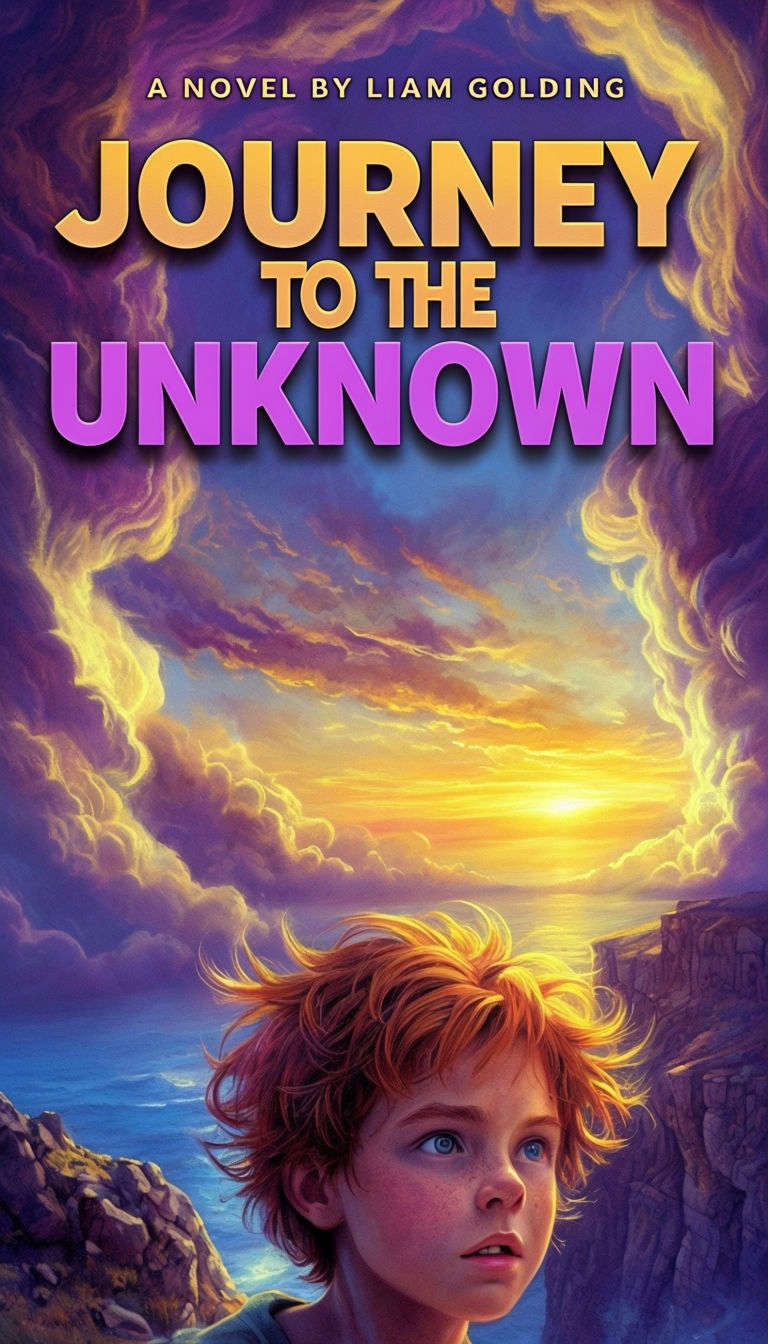 Vibrant Adventure Book Cover for Beyond the Horizon EBook Cover