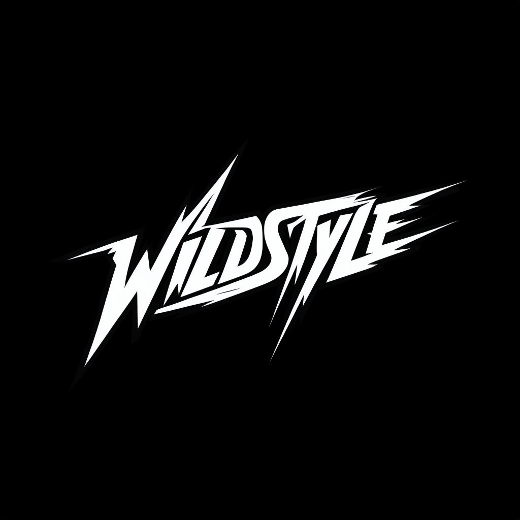 Bold WILDSTYLE Logo with Aggressive Typography T-Shirt
