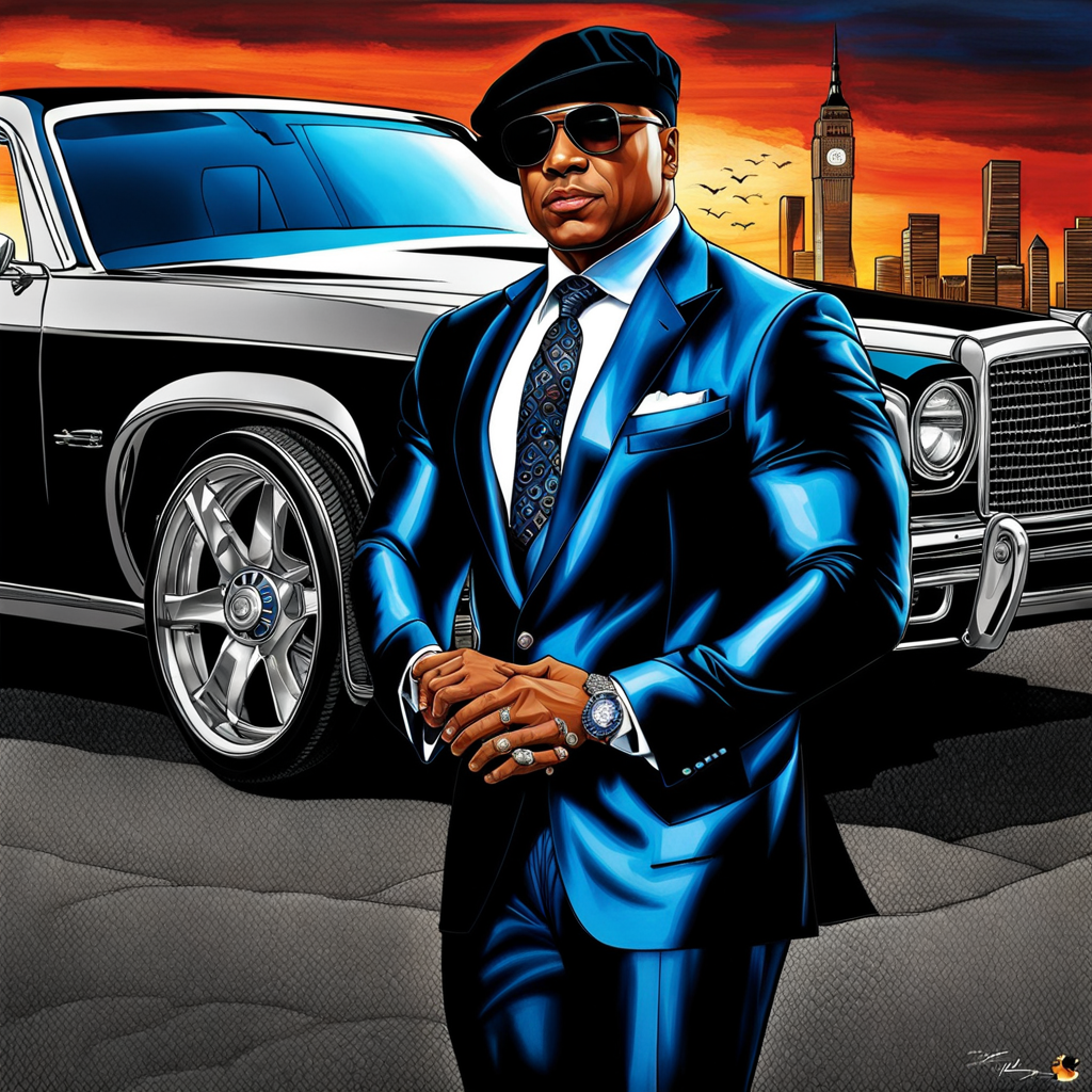 LL cool J dressed in black suit by cuzz soundz - Playground