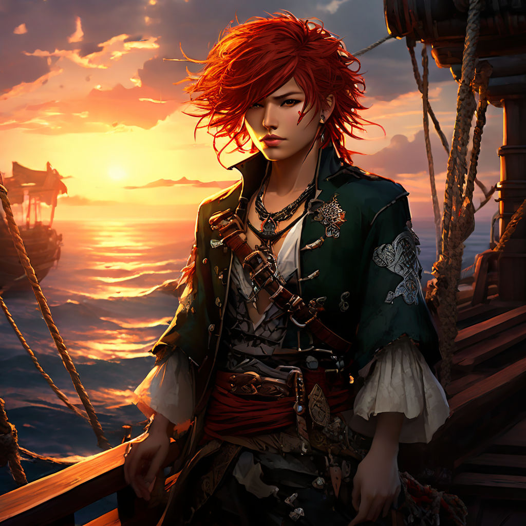 Main female character in the Genius Inc otome game Queen Pirate: Love Adrift