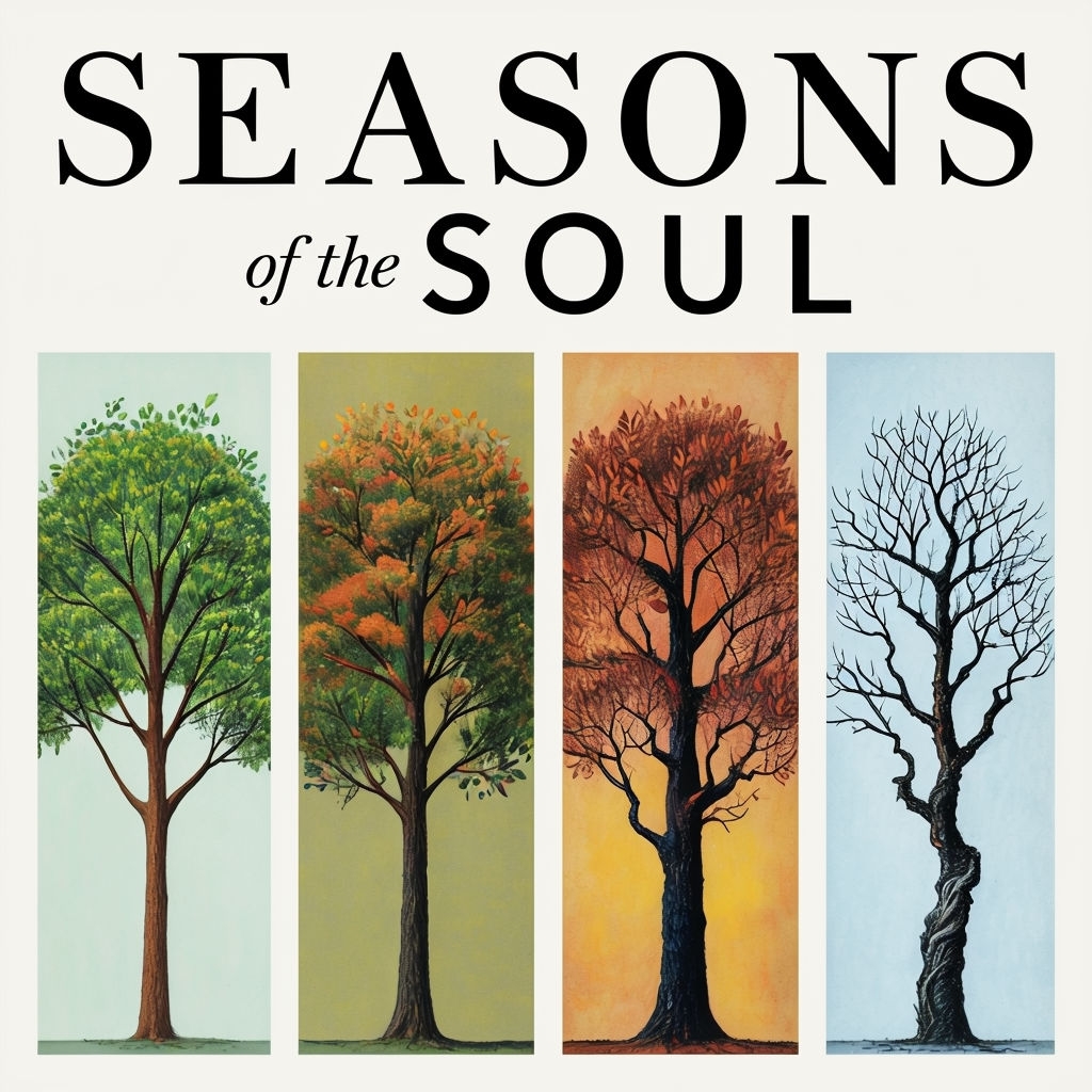 Seasons of the Soul Illustrated Album Cover Featuring Trees