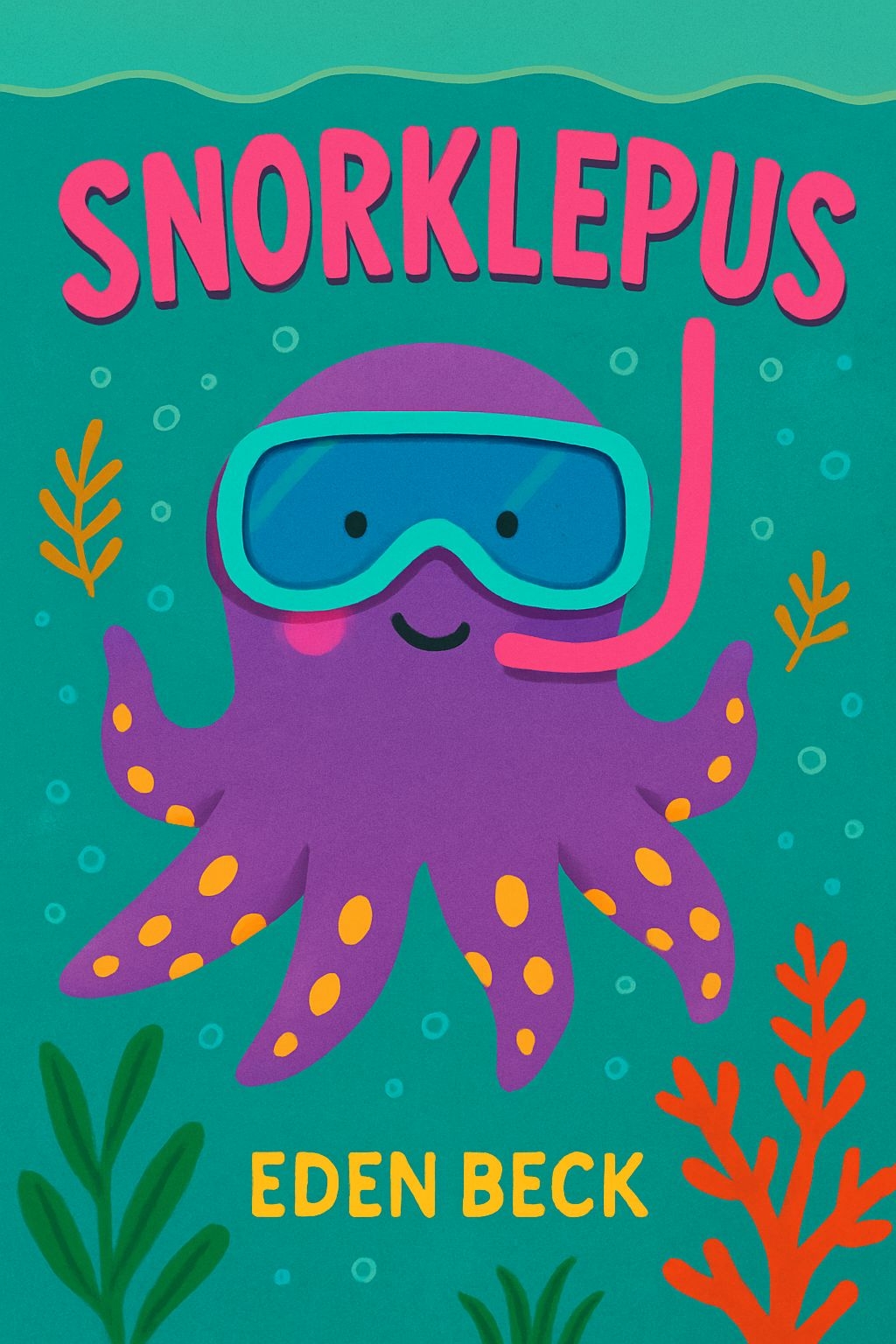 Vibrant Snorklepus Octopus Adventure EBook Cover