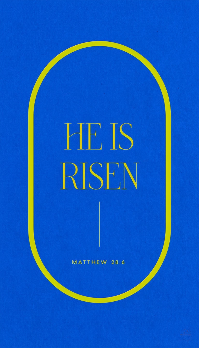 He Is Risen Minimalist Inspirational Phone Case Cover