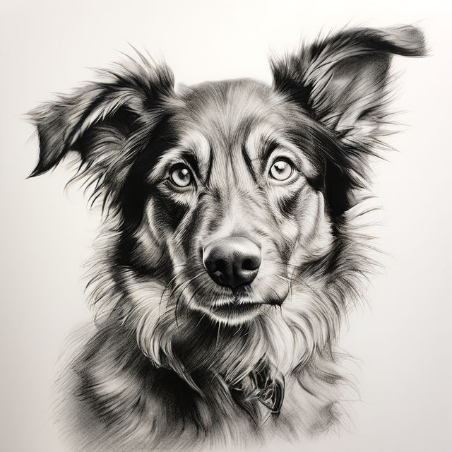 Pencil sketch of a dog by Maycon Spirlandelli - Playground