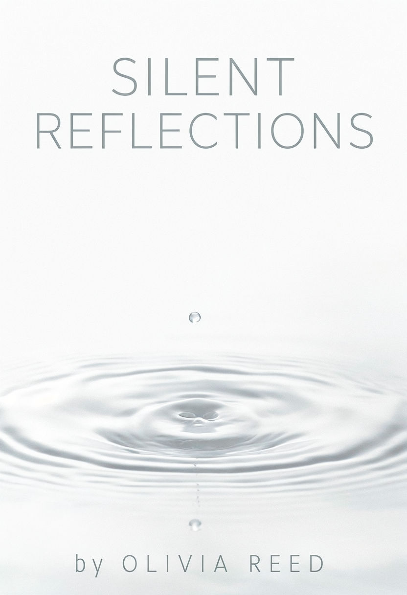 Minimalist eBook Cover Design for 'Silent Reflections' by Olivia Reed