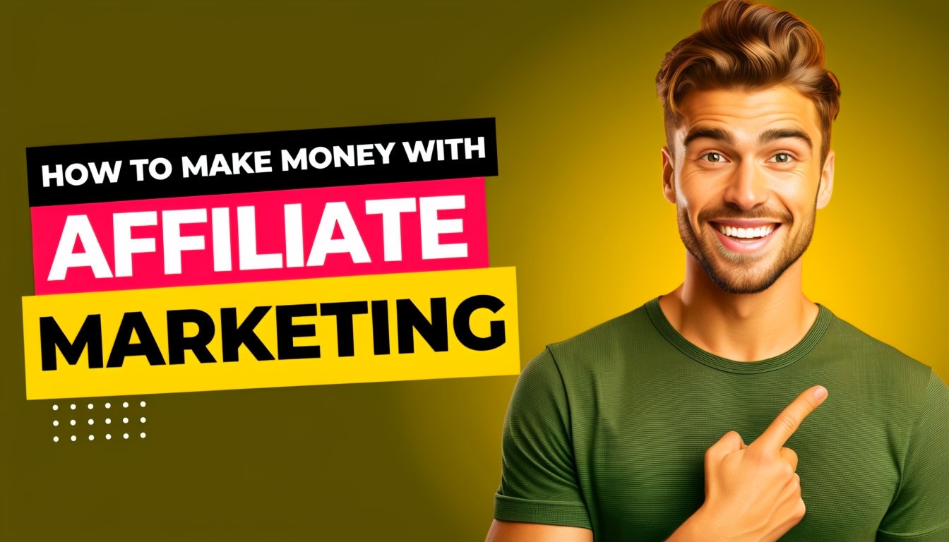 Vibrant Affiliate Marketing Promotion with Engaging Design Social Media Post
