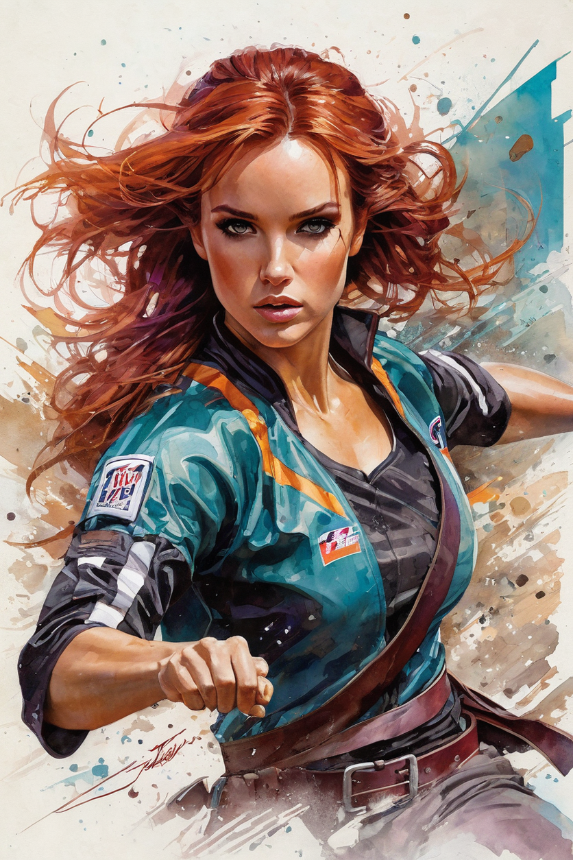 Photorealistic Illustration Captures Mara Jade As A Professi By Jure