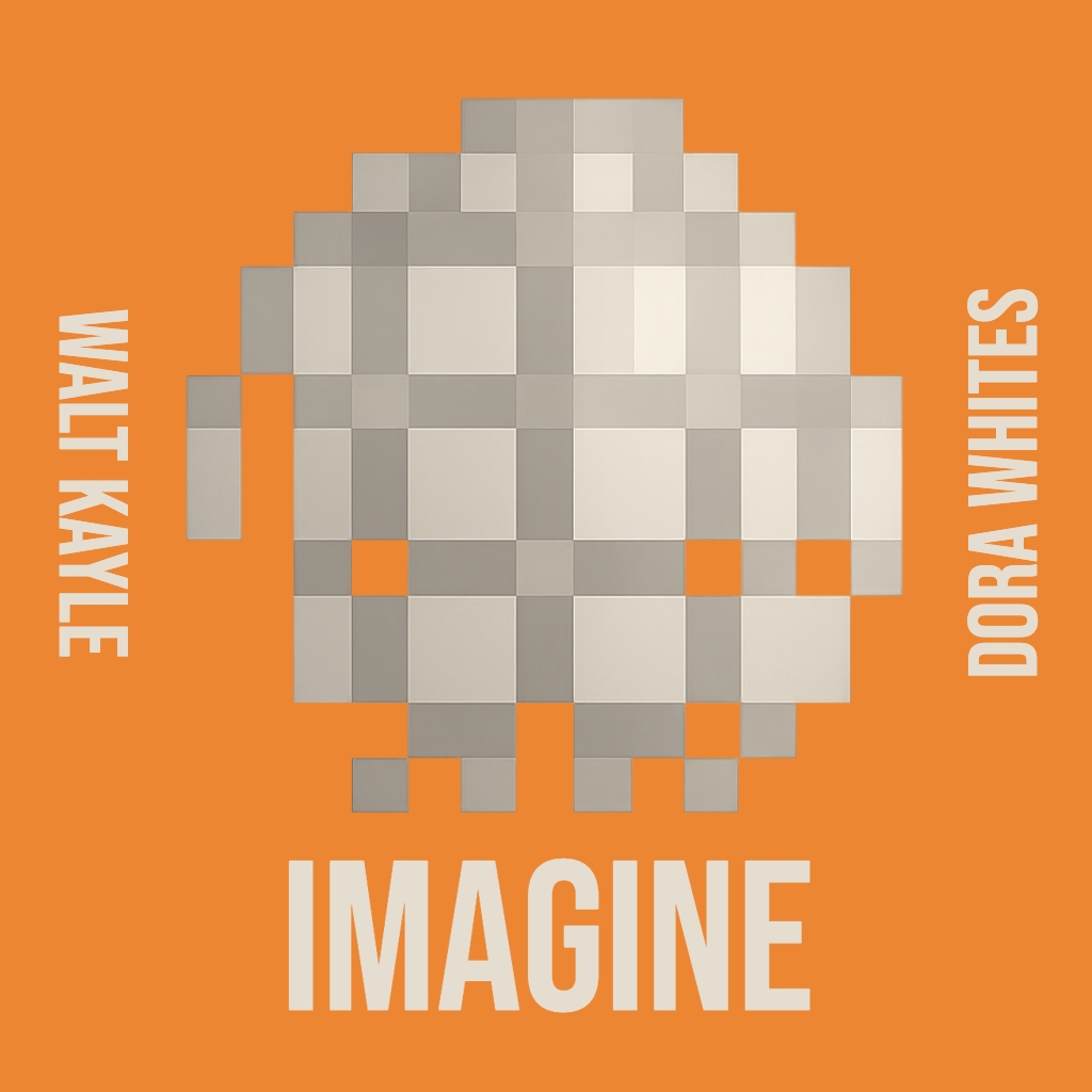 Modern Pixelated Design with Retro Video Game Aesthetic Spotify Album Cover
