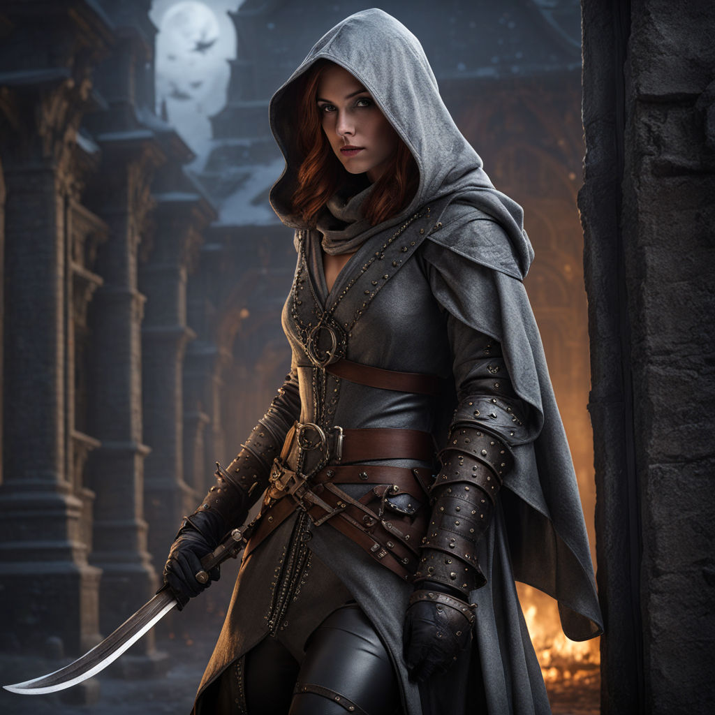 16th-century-style Medieval Assassin Woman By Qwe Qwe - Playground