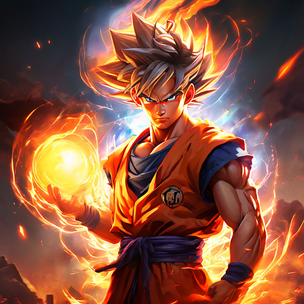 Goku from Dragonball by Vincent Lu - Playground