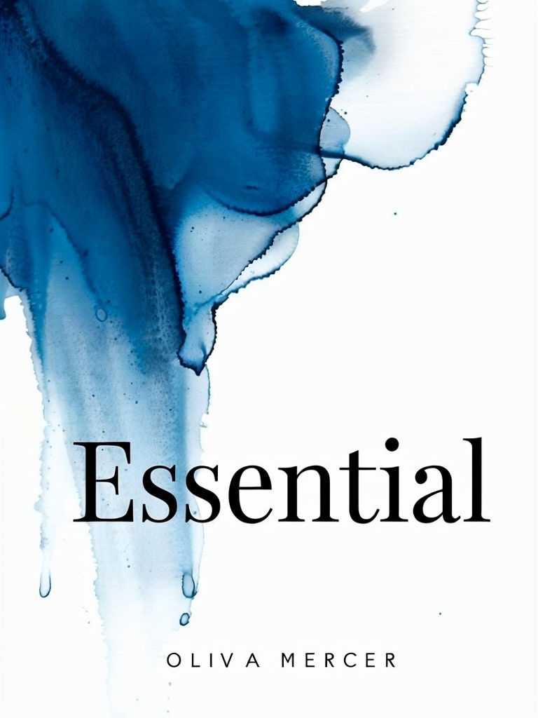 Minimalist Watercolor Essential Book Cover by Olivia Mercer EBook Cover
