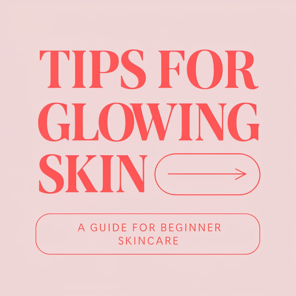 Tips for Glowing Skin Minimalist Instagram Post