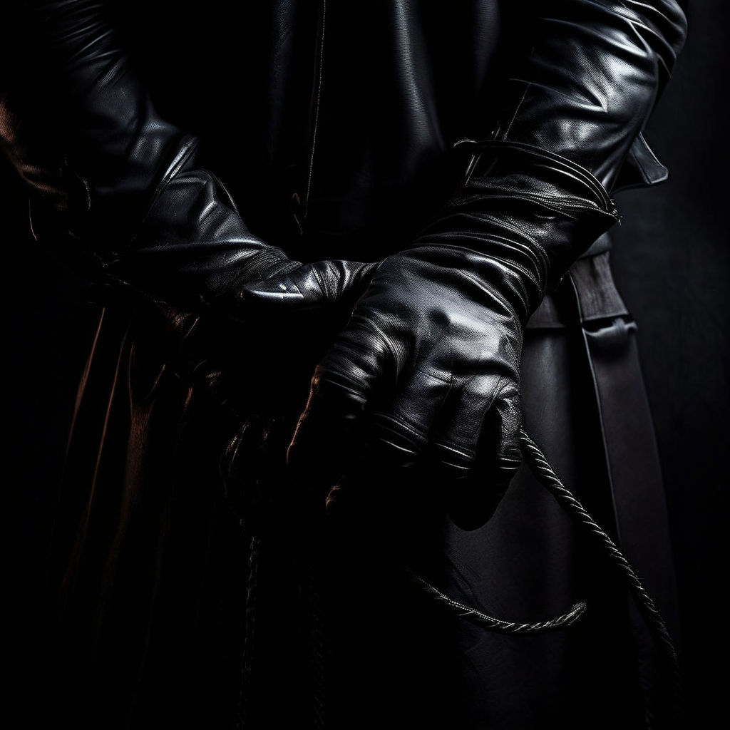 perfect fitting leather gloves She tells them she is the law and uses her  BLACK LEATHER GLOVES to enforce it and is always unchallenged. She is also  the punisher in chief using