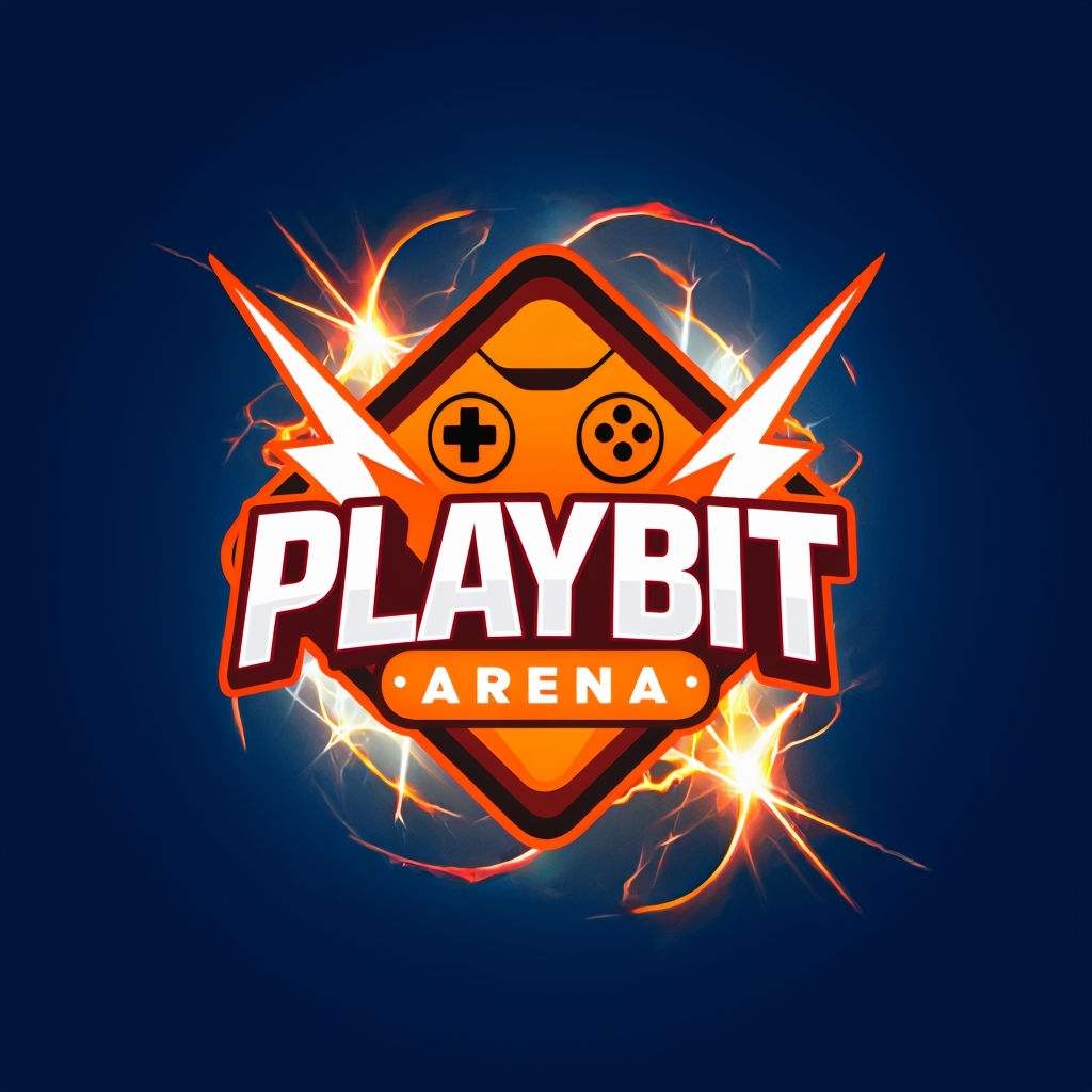 Vibrant Gaming Logo Design Featuring Playbit Arena Emblem Logo - Playground