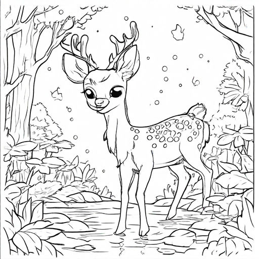 Black and white outline art for kids coloring book page "Dot... by