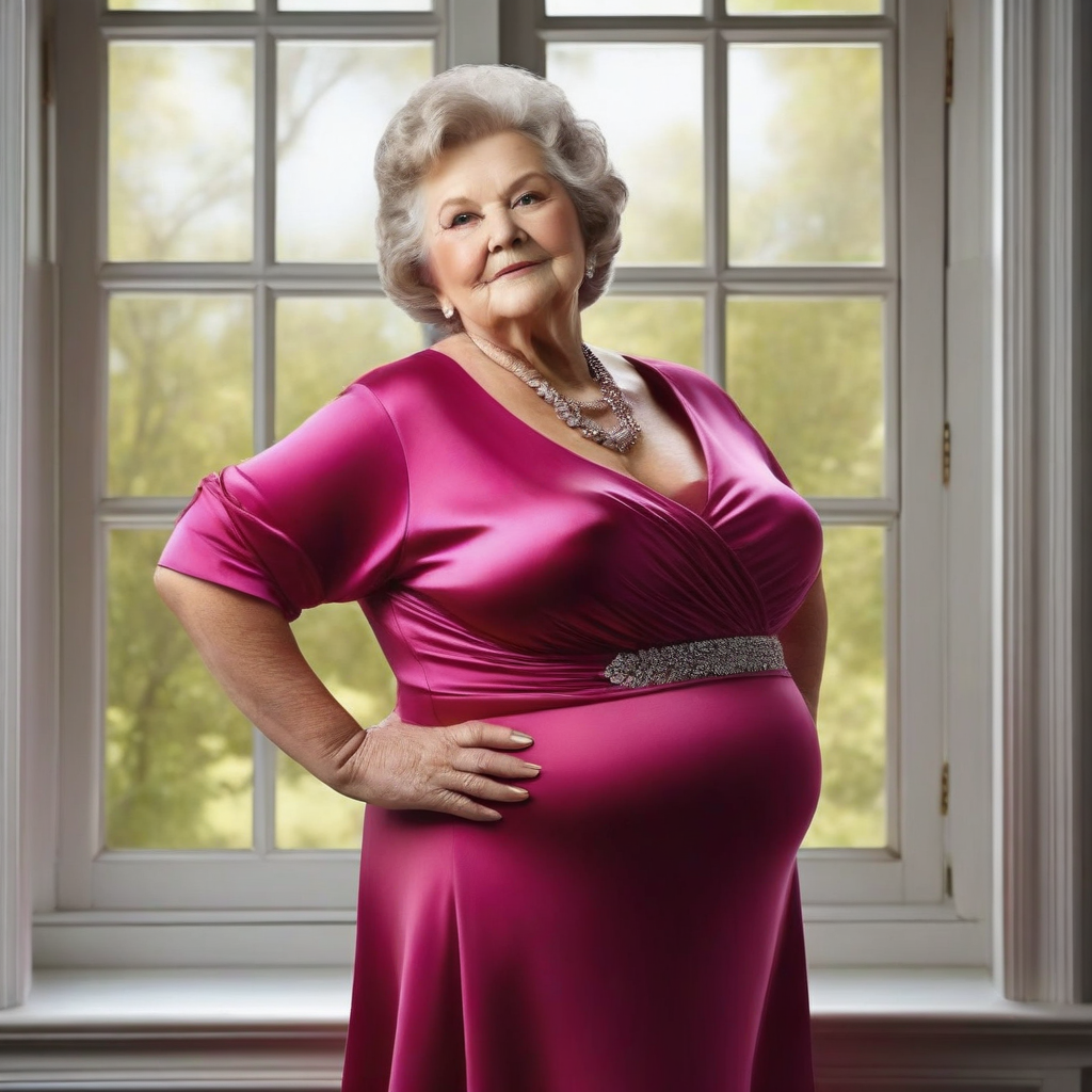 Ultra Realistic Full Length Photo Of Fat Granny By Harvardblue Playground