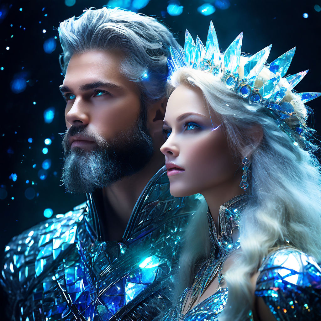 jack frost and elsa as a mermaid