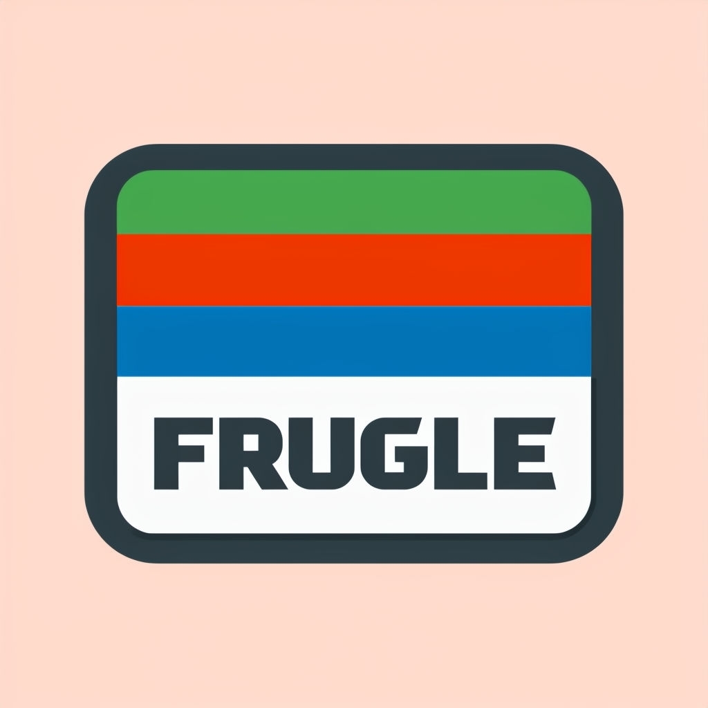 Modern Google Inspired Frugle Logo Design for Hats