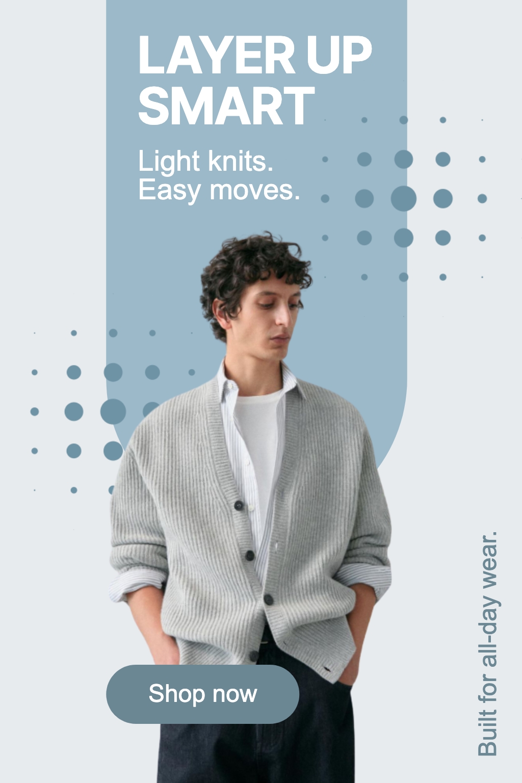 Layer Up Smart Minimalist Fashion Advertisement Flyer
