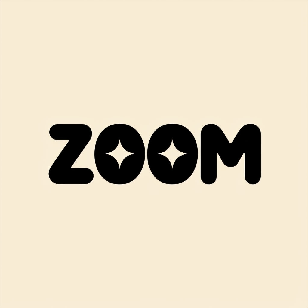 Playful Bold ZOOM Graphic Design T-Shirt